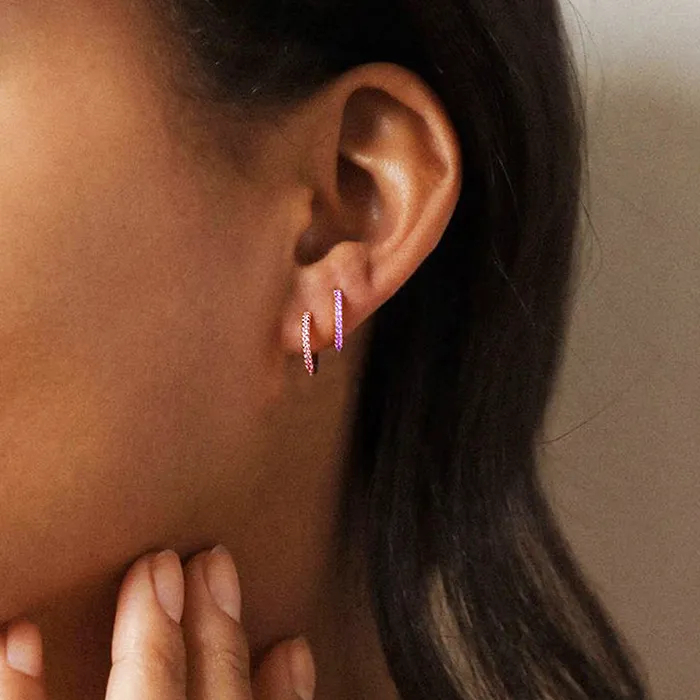 Luxe Collection Luxe3586 Birthstone Ear Hoops Earrings