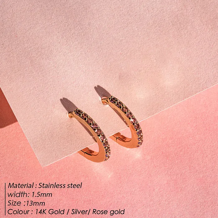 Luxe Collection Luxe3586 Birthstone Ear Hoops Earrings