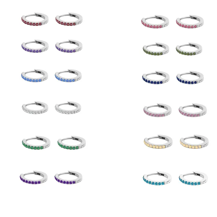 Luxe Collection Luxe3586 Birthstone Ear Hoops Earrings
