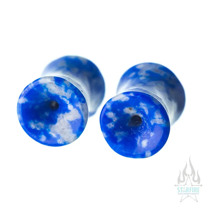Mayan Stone Plugs Lapis Tawapa Rings