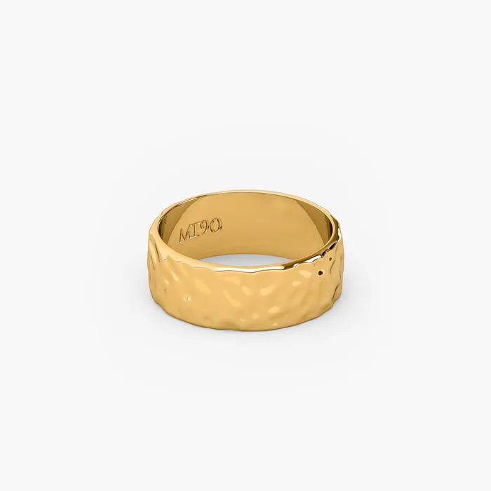 More Than 90 Rings UNEVEN PITCH RING GOLD