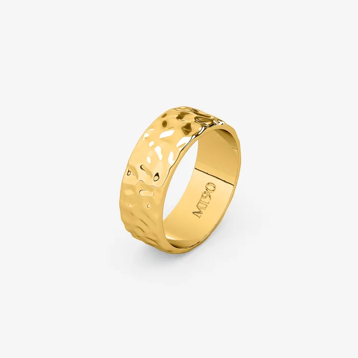 More Than 90 Rings UNEVEN PITCH RING GOLD