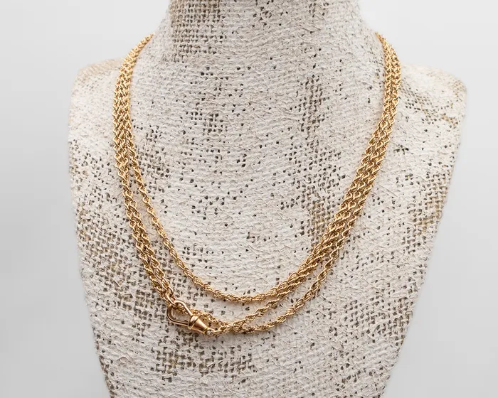 Necklaces 9KT Victorian Chain Isadoras A Necklaces 9KT Victorian Chain Isadoras A