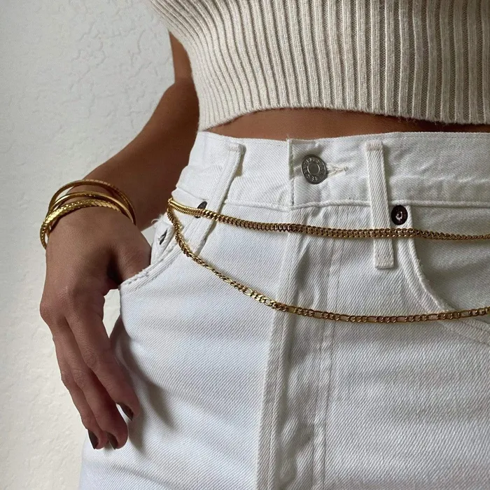 Necklaces Ellie Vail Domenica Figaro Waist Chain