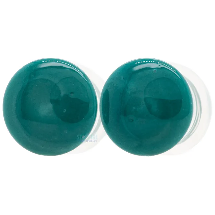 Necklaces Glass Color Front Plugs Aqua Gorilla Glass