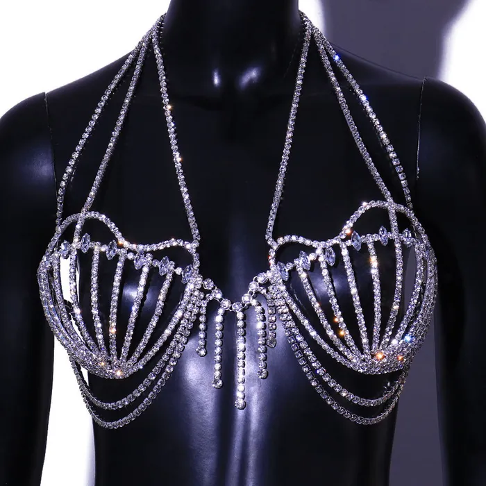 Necklaces THE LUMi SHOP Mermaid 20 Rhinestone Bra Necklaces THE LUMi SHOP Mermaid 20 Rhinestone Bra
