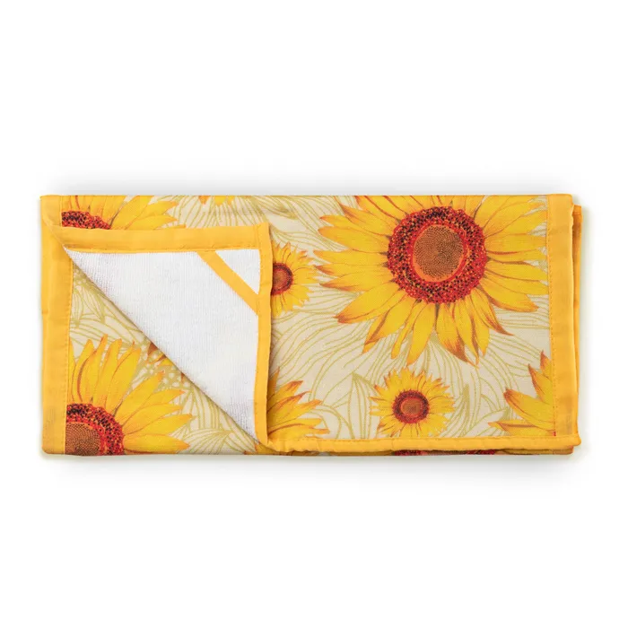 Oven Mitts Co Earrings Summer Sunflowers Kitchen Towel Set