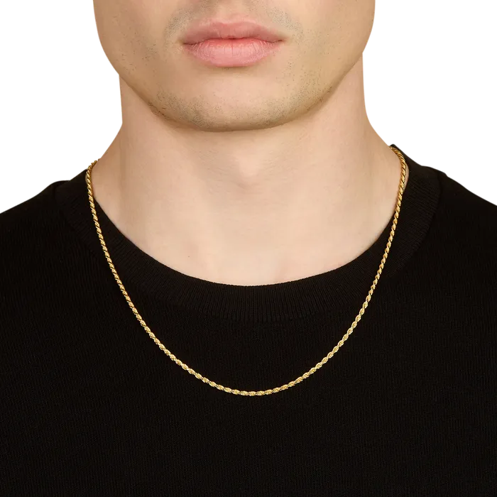 Oxford Rope Chain GoldStainless Steel 23mm Necklaces Oxford Rope Chain GoldStainless Steel 23mm Necklaces