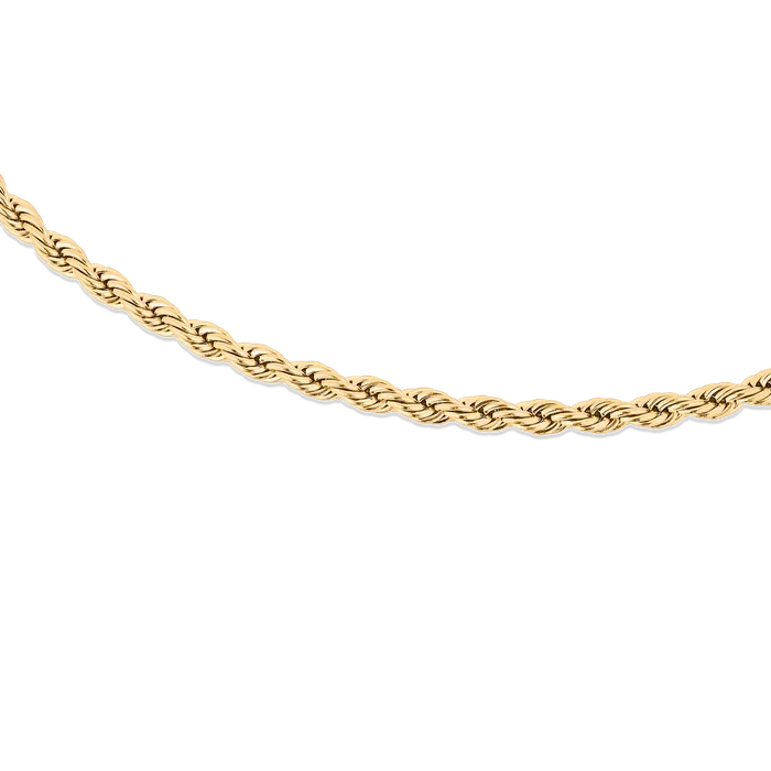 Oxford Rope Chain GoldStainless Steel 23mm Necklaces Oxford Rope Chain GoldStainless Steel 23mm Necklaces