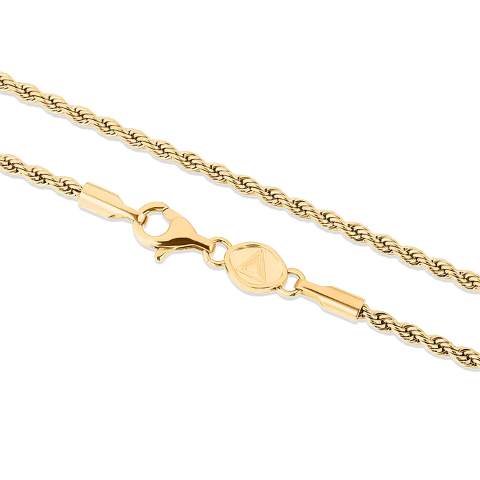 Oxford Rope Chain GoldStainless Steel 23mm Necklaces Oxford Rope Chain GoldStainless Steel 23mm Necklaces