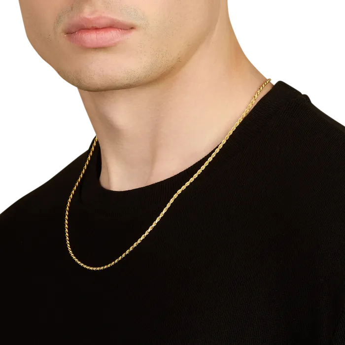 Oxford Rope Chain GoldStainless Steel 23mm Necklaces Oxford Rope Chain GoldStainless Steel 23mm Necklaces