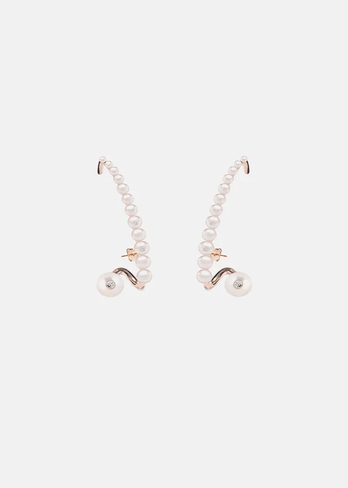 Pearl Crescendo Earring KATKIMfinejewelry Earrings