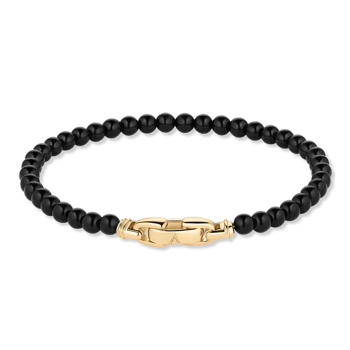 Polished Onyx Rope Stack Gold Vermeil Premium Stacks PreStyled Sets