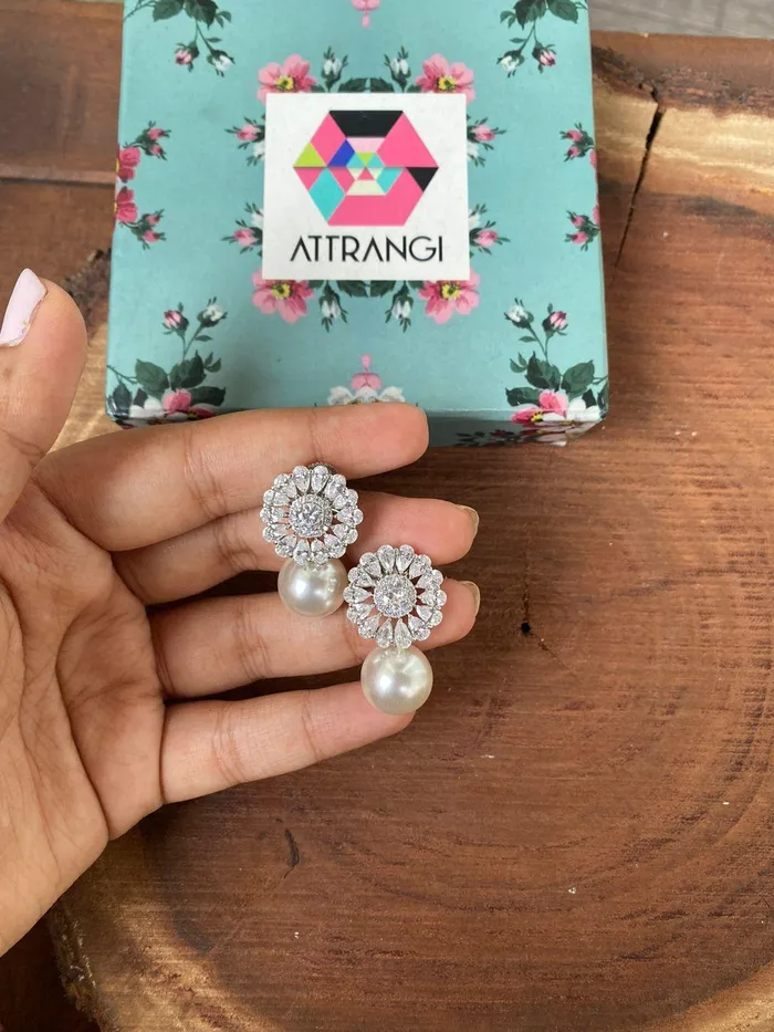 Pushp Kala Pearl Studs Attrangi Earrings