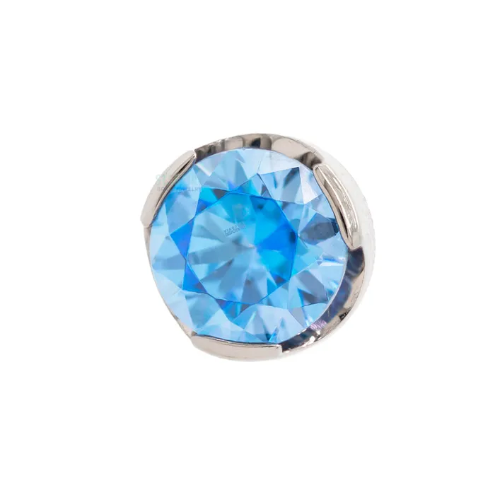 Rings Anatometal 4mm ProngSet BrilliantCut Threaded End