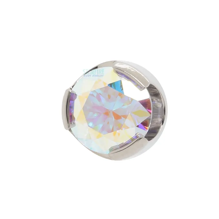 Rings Anatometal 4mm ProngSet BrilliantCut Threaded End
