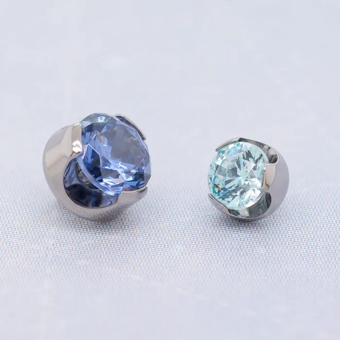 Rings Anatometal 4mm ProngSet BrilliantCut Threaded End