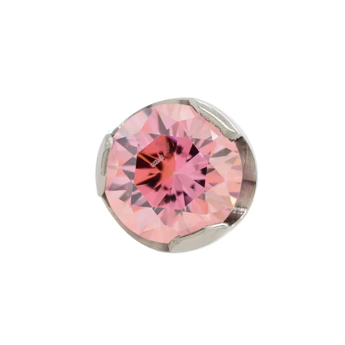 Rings Anatometal 4mm ProngSet BrilliantCut Threaded End