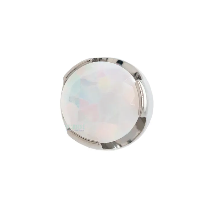 Rings Anatometal 4mm ProngSet BrilliantCut Threaded End