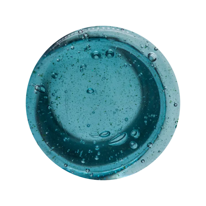 Rings Glasswear Studios Glass Colorfront Plugs Translucent Sparkle Blue