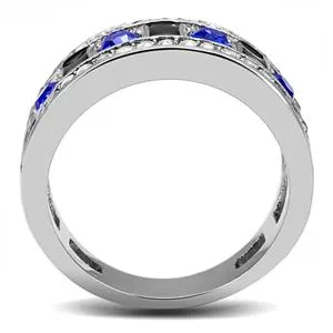 Rings Green CJE3141 Wholesale Womens Stainless Steel Sapphire Top Grade Crystal Fashion Ring