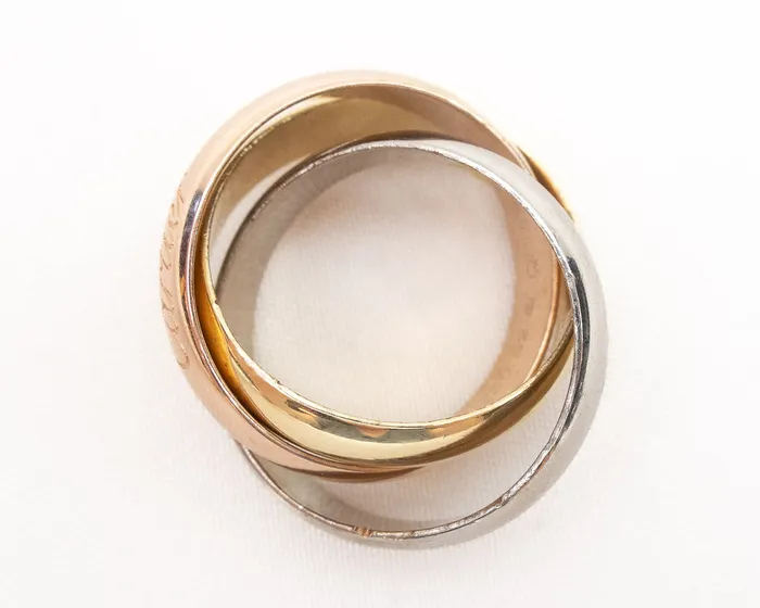 Rings Isadoras C 1980s Cartier Triple Gold Band