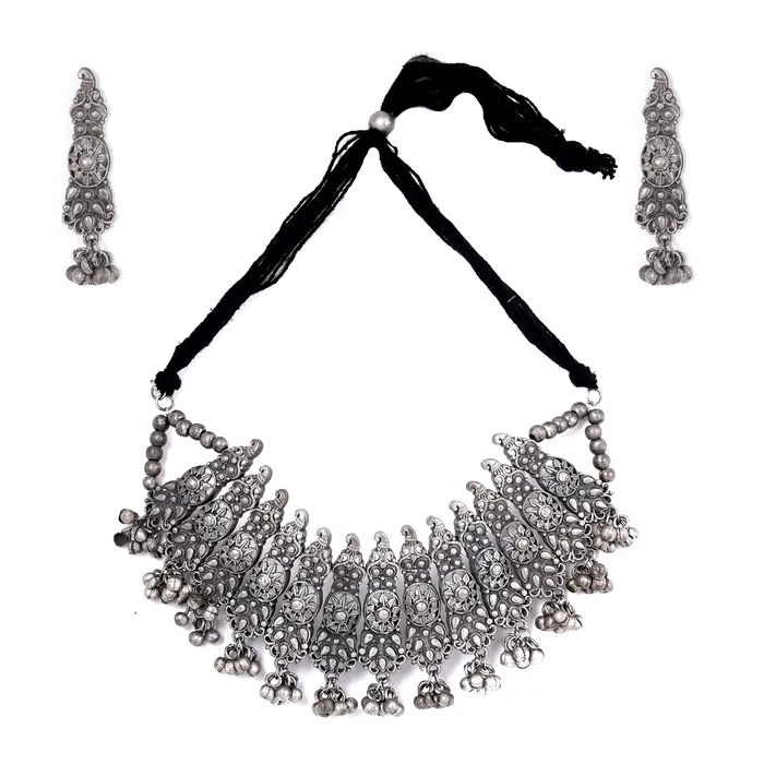 Rings Teejh Chiti Silver Oxidised Jewelry Gift Set Teejh