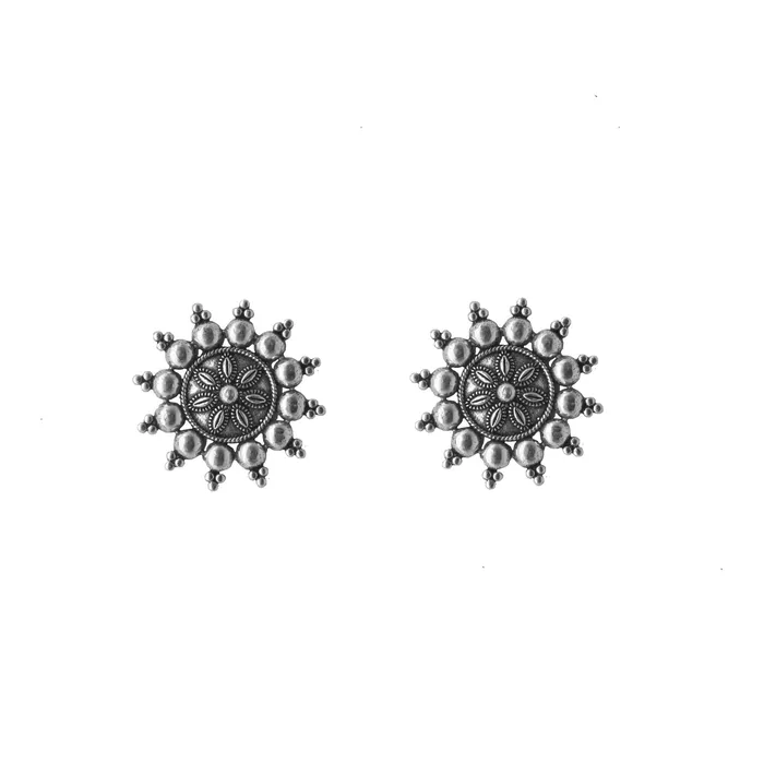 Rings Teejh Teejh Mishita Metallic Silver oxidized Jewelry Gift Set