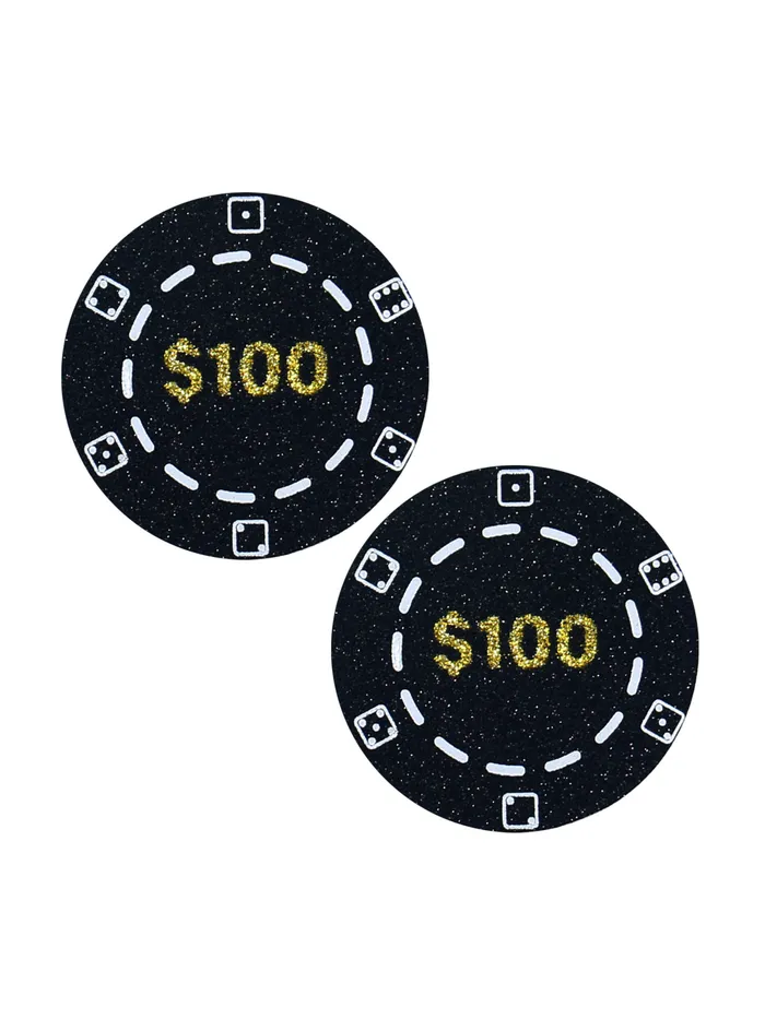 Rings THE LUMi SHOP Vegas Babe Black Chip Pasties