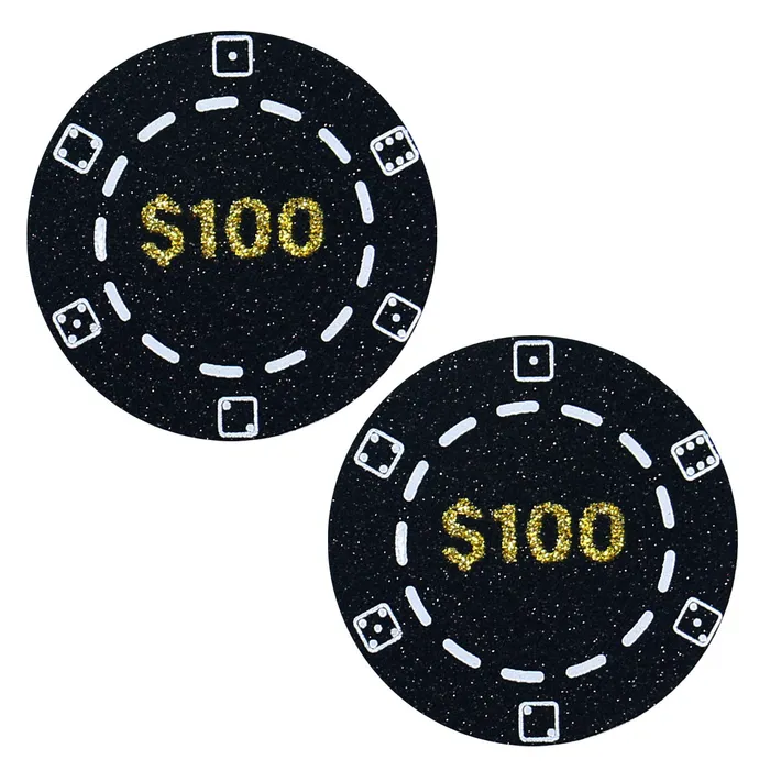 Rings THE LUMi SHOP Vegas Babe Black Chip Pasties