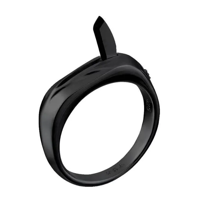 Rings worldnetgifts Invisible Self Defense Micro Knife Ring