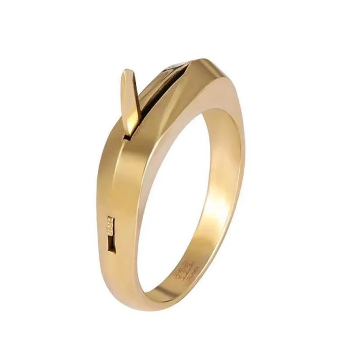 Rings worldnetgifts Invisible Self Defense Micro Knife Ring