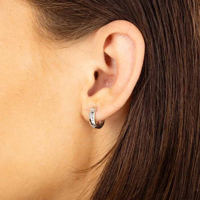 Scream Pretty Earrings Celestial Chunky Huggie Hoop Earrings Scream Pretty Earrings Celestial Chunky Huggie Hoop Earrings