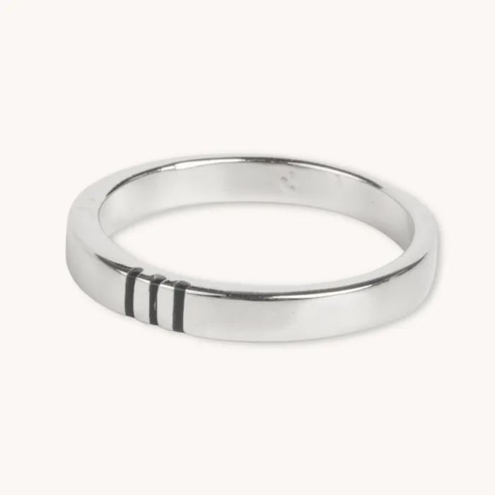 Spirit Silver Infinity Band Ring Turquoise Skies Rings
