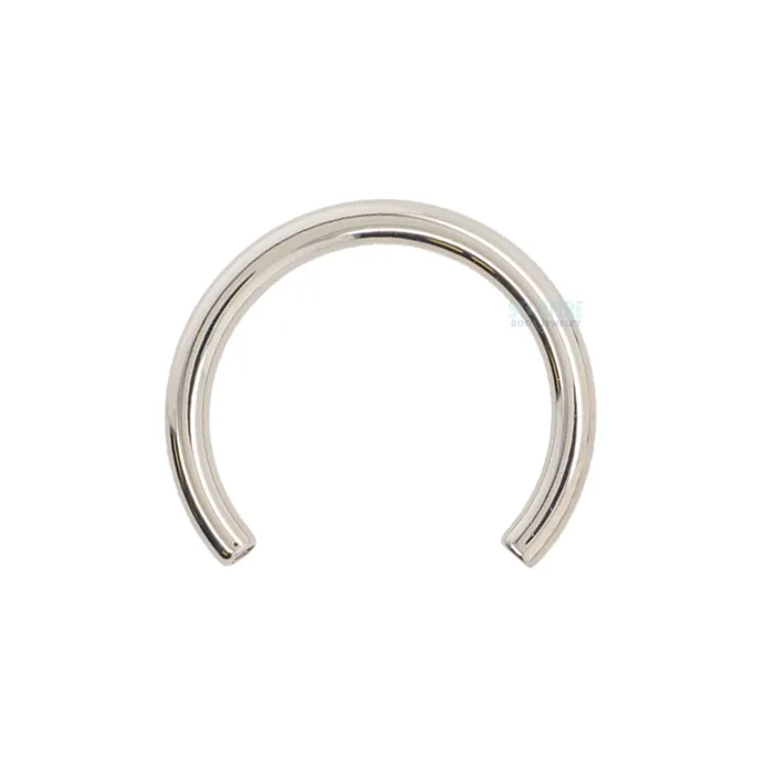 Stainless Steel Threaded Circular Barbell Shaft 0 ga Anatometal Earrings