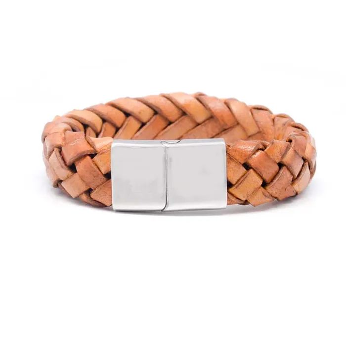 STEEL Bracelets STEEL LEATHER BRACELET STB418 STEEL Bracelets STEEL LEATHER BRACELET STB418