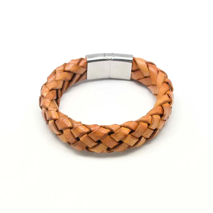 STEEL Bracelets STEEL LEATHER BRACELET STB418 STEEL Bracelets STEEL LEATHER BRACELET STB418