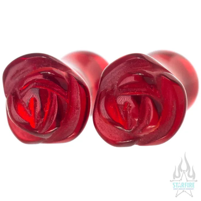 Tawapa Rings Roses Stone Plugs