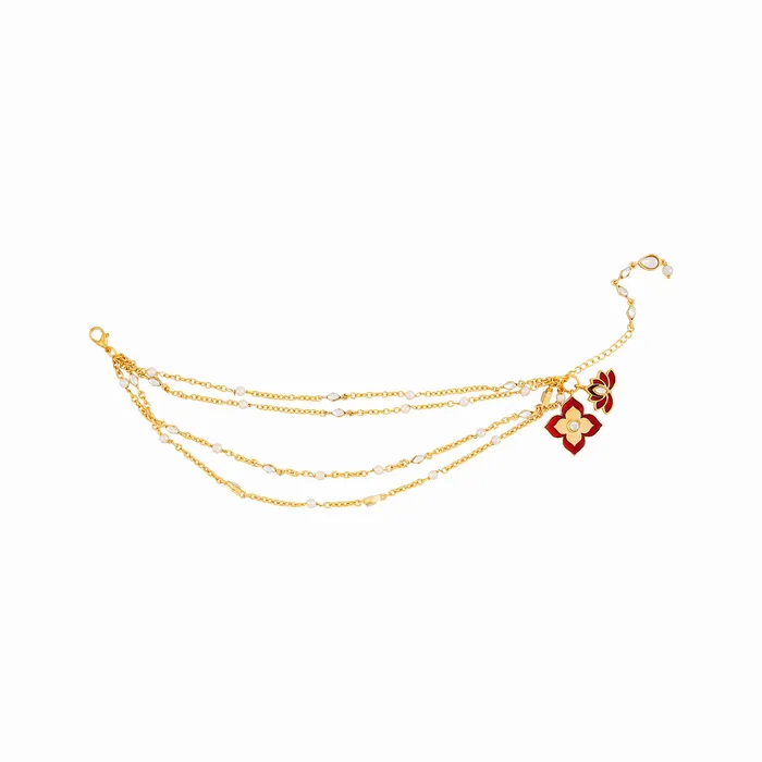Teejh Bracelets Apna Adda Maroon Bracelet