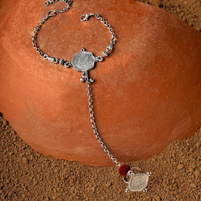 Teejh Earrings Teejh Pana Coin Hathphool