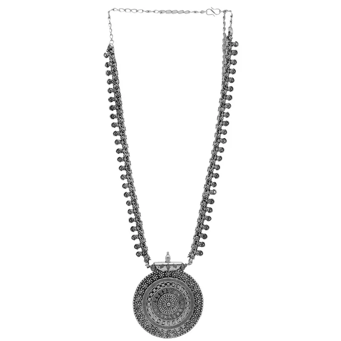 Teejh Panchala Oxidised Silver Jewellery Gift Set Teejh Rings