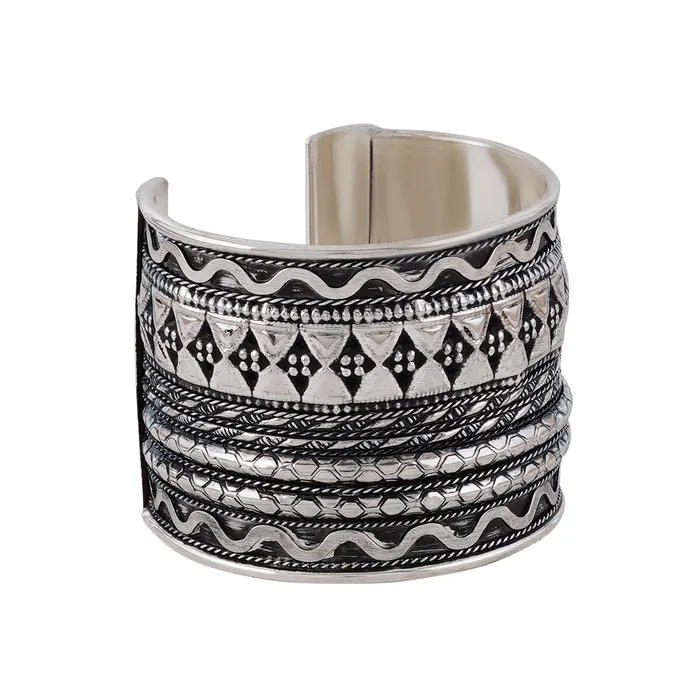 Teejh Panchala Oxidised Silver Jewellery Gift Set Teejh Rings