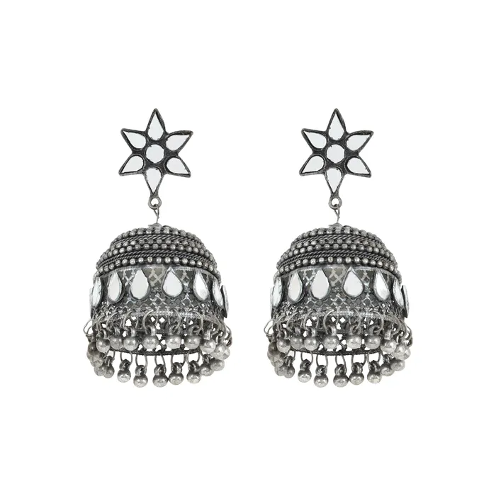 Teejh Rings Teejh Crista Silver Oxidised Jewelry Gift Set