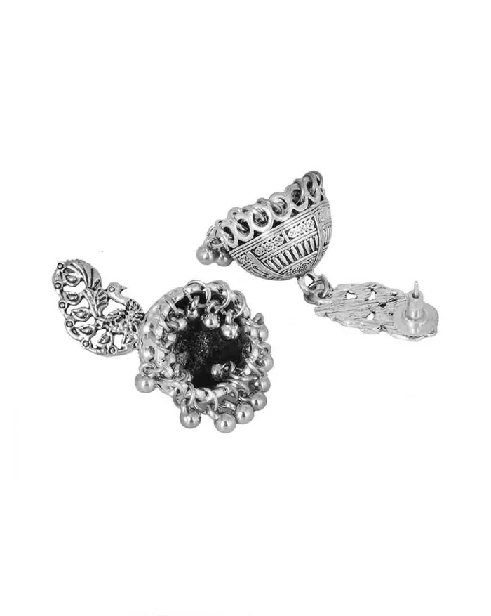 Teejh Tanam Silver Oxidised Jewelry Gift Set Teejh Rings