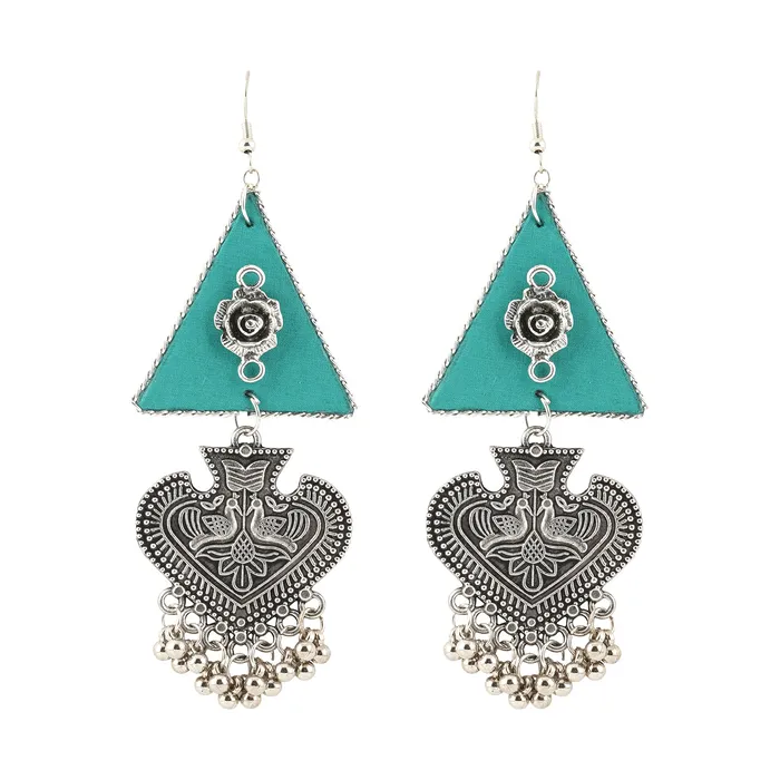 Teejh Teejh Badami Oxidised Silver Jewellery Gift Set Rings