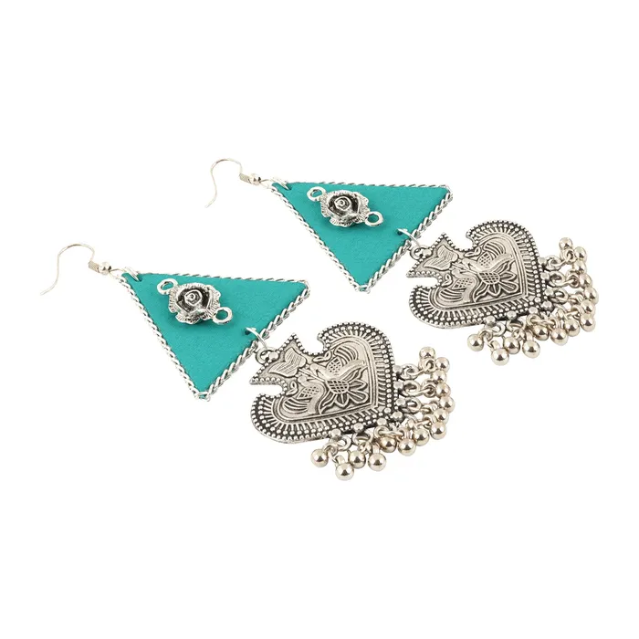 Teejh Teejh Badami Oxidised Silver Jewellery Gift Set Rings