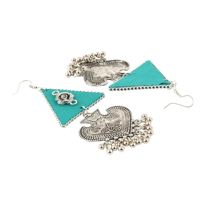 Teejh Teejh Badami Oxidised Silver Jewellery Gift Set Rings