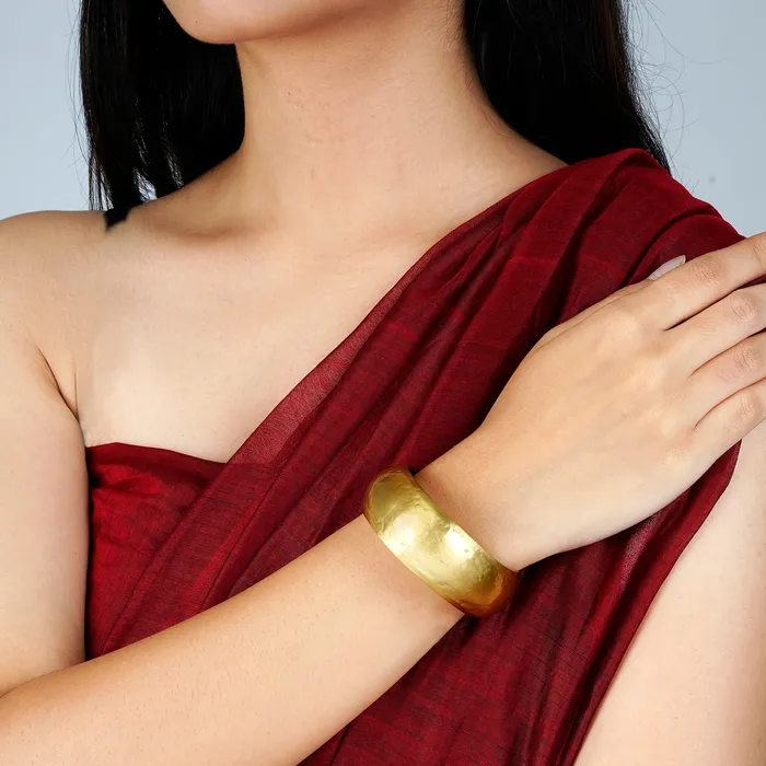 Teejh Teejh Divyanka Gold Cuff Bracelet Bracelets