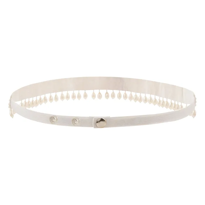 Teejh Teejh Zaaria Pearl White Belt Rings