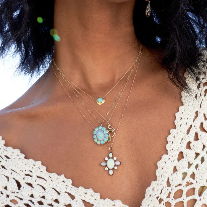 The FB Yellow Gold Snake Charmer Necklace Fox Bond Originals Necklaces